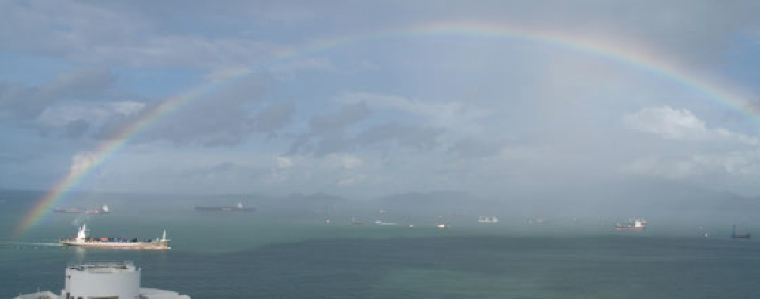 Rainbow seen from my balcony